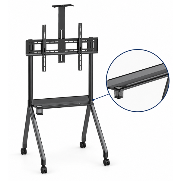 TV Mount AllScreen TR43, 55"-120", TV Mount With Roller, Black