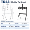 TV Mount AllScreen TR43, 55"-120", TV Mount With Roller, Black