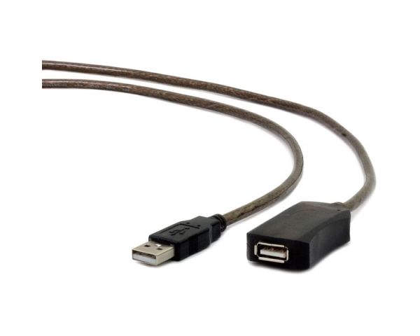 Cable: Gembird UAE-01-5M Active USB 2.0 extension cable 5m black
