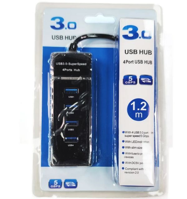4 in 1 Ports Desktop Hub Splitter