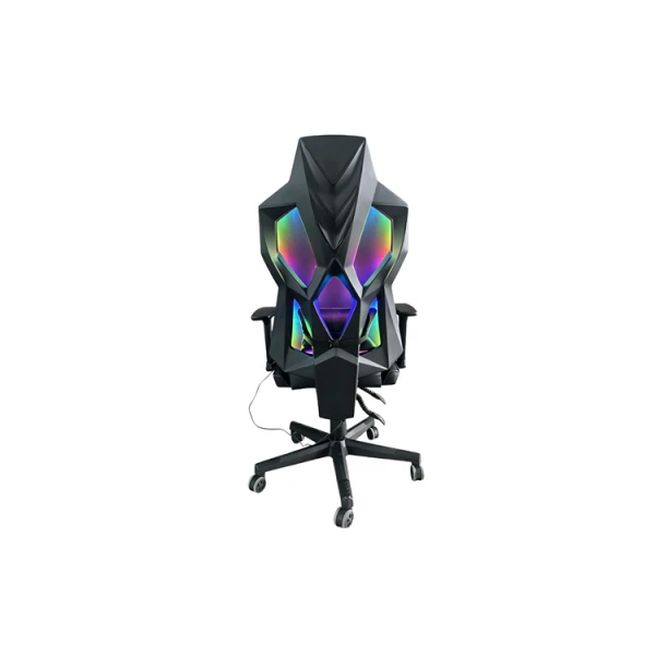 Gaming chair: Vertex CyberNova Gaming Chair With RGB light Black Mesh