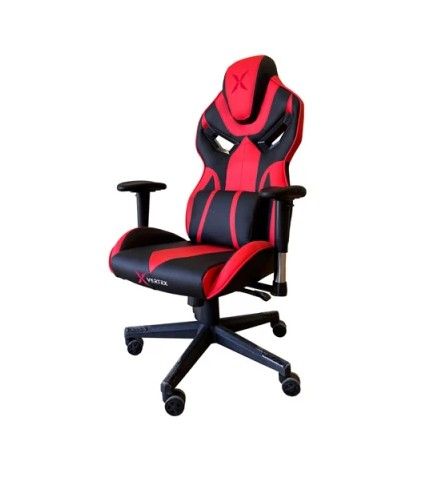 Gaming chair: Vertex Dominor Gaming Chair Black/Red PVC