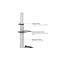 TV stand: Vertex VX-TV-ST01 TV Stand 37"-86"