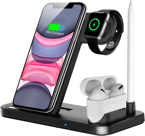 Wireless Charger, QI-EU 4 in 1