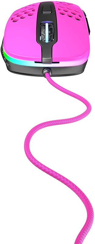 Mouse Xtrfy M4, USB-A, RGB, Рожевий