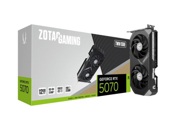 Video card: Zotac GAMING GeForce RTX5070 Twin Edge 12GB 192-Bit GDDR7 - ZT-B50700E-10P